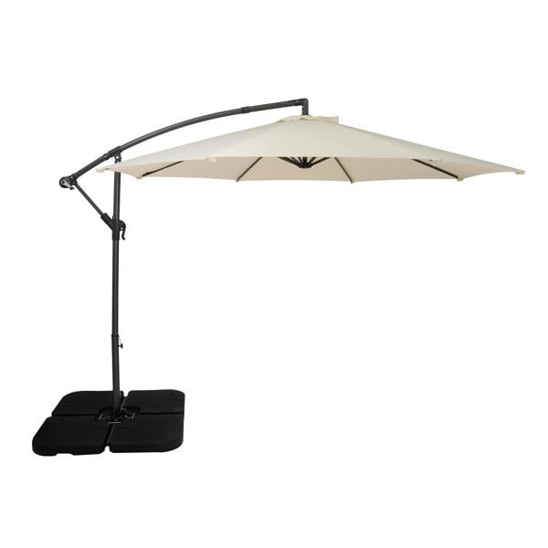 Jardi Cantilever Parasol 3m With Square Base – Cream