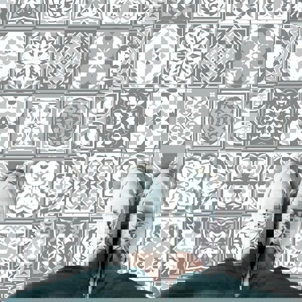 WFS6031 - Purbeck Stone Tiles Floor Stickers 120cm x 60 cm