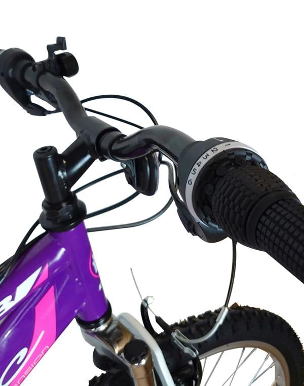 Dallingridge Chic Junior Girls Full Suspension Mountain Bike, 24" Wheel - Purple