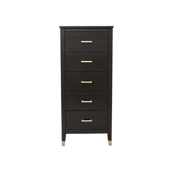 Cabinet Bits Palazzi 5 Drawer Narrow Chest of Drawers
