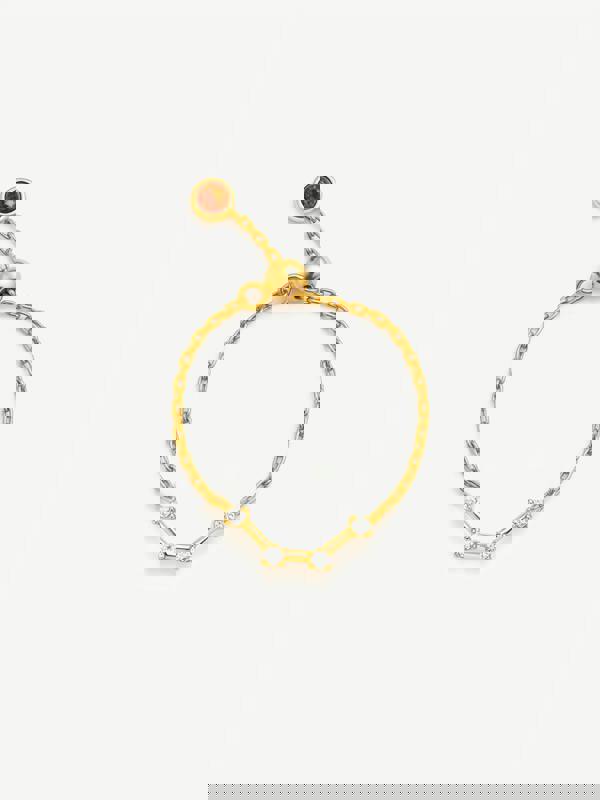 MUCHV Adjustable Constellation Chain Ring - Gold or Silver Plated