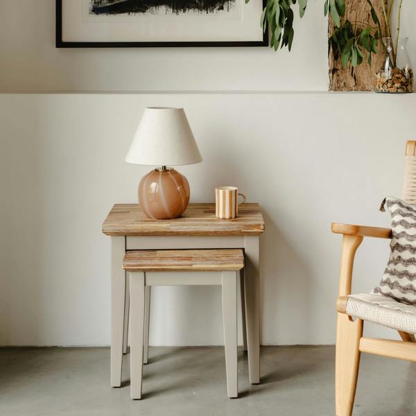 Statement Furniture Florence Nest of Tables 2 Side Lamp Tables
