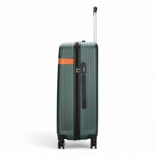 Infinity Luggage Hard Shell Classic Dual 4 Wheel Luggage Suitcase Set