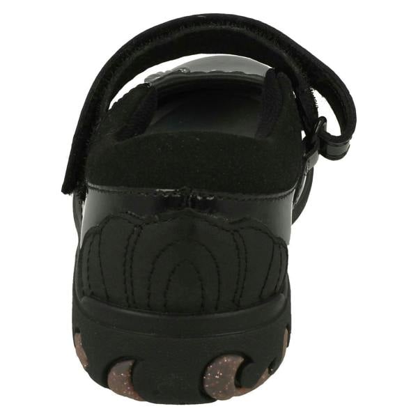 Clarks Girls Clarks Shell Detailed School Shoes Sea Shimmer K