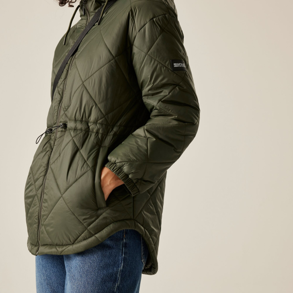Regatta Womens Ivey Quilted Jacket - Dark Khaki