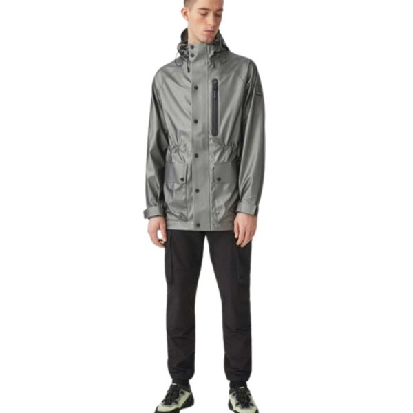 Belstaff Hydro Parka Granite Grey Jacket M