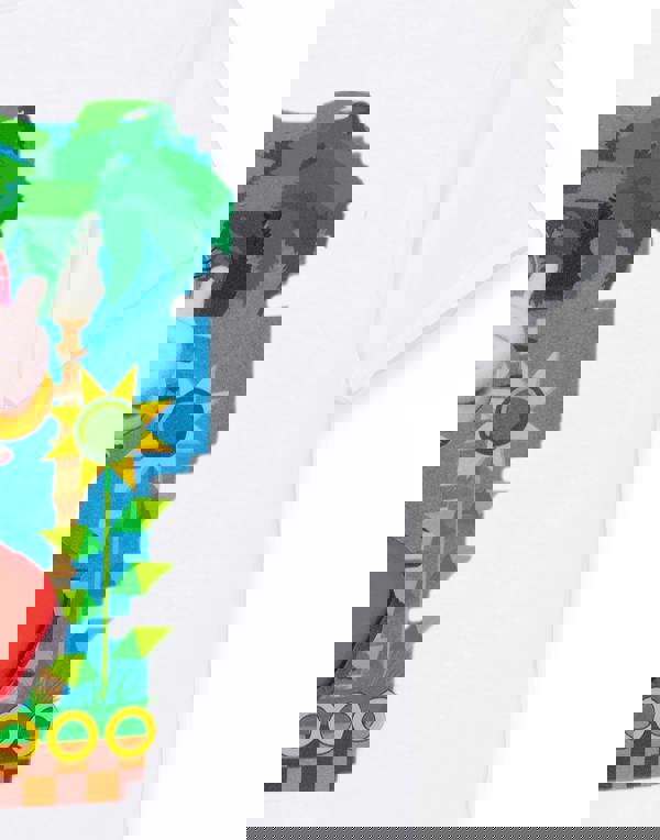 Sonic the Hedgehog Unisex Kids White Amy Short Sleeved T-Shirt