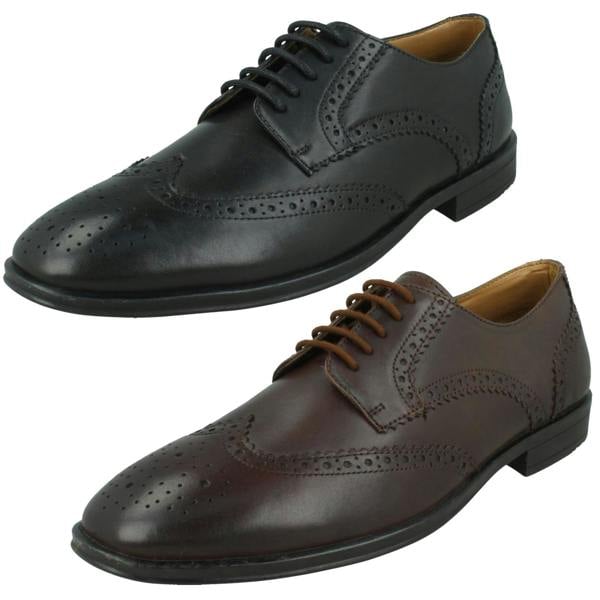 Thomas Blunt Mens Thomas Blunt Smart Wingtip Lace Up Leather Brogue Shoes A2201