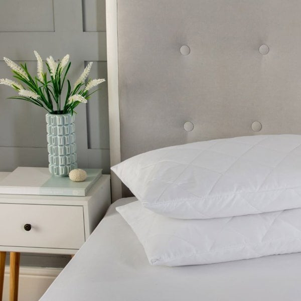 Snug City Quilted Pillow Protector Soft Touch Microfibre - Envelope Closing