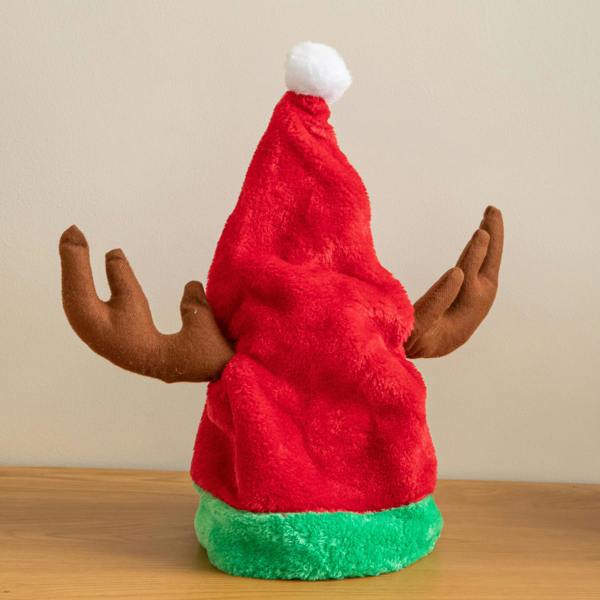 Samuel Alexander 50cm Battery Powered Dancing Santa Hat with Antlers & Festive Music