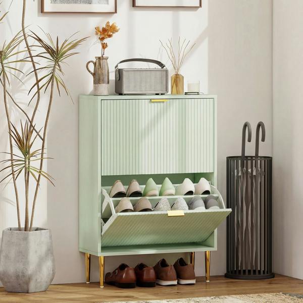Flip-down Shoe Cabinet