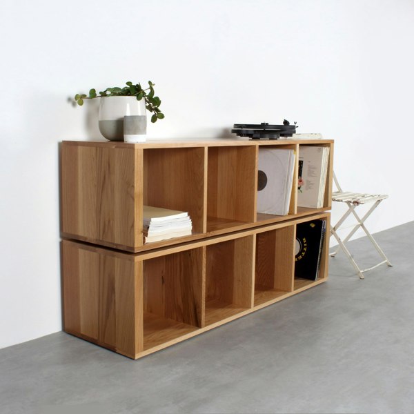 The Urban Editions Corston Vinyl Storage Cube Shelving