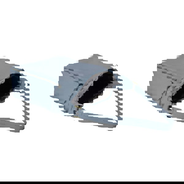 Assots London 'PAMELA' Pastel Blue Pebble Grain Real Leather Designer Shoulder Hobo Bag