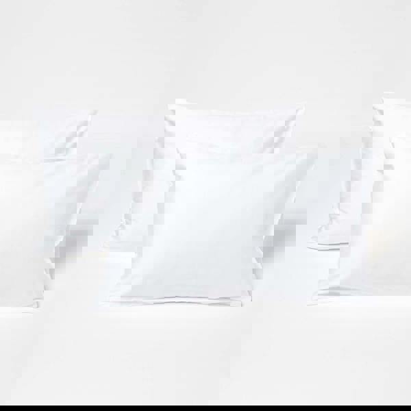 HOMESCAPES Organic Cotton Kids Pillowcases 40 x 60 cm 400 Thread Count, 2 Pack