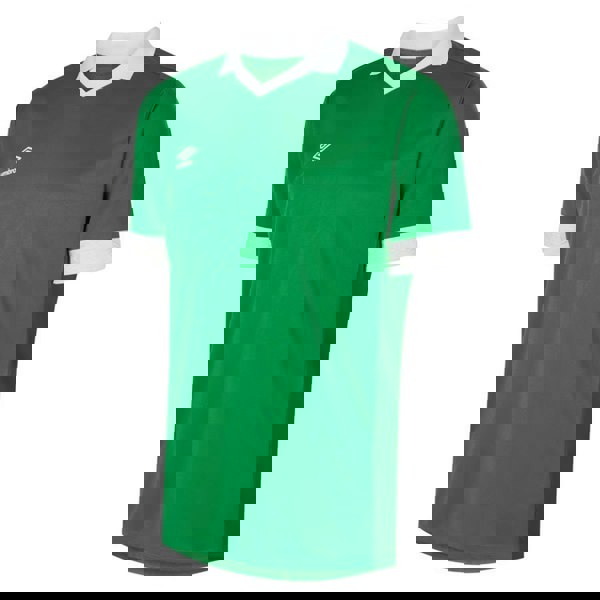 Umbro Childrens/Kids Tempest Short-Sleeved Jersey - Emerald/White