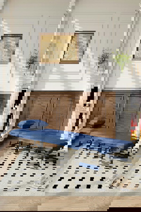 Living and Home 3-in-1 Lounge and Sofa Bed with Pillow