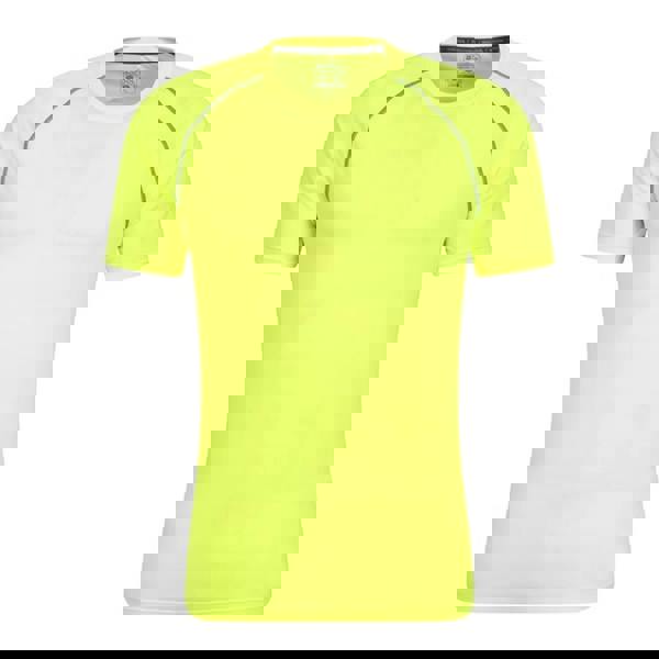 Mountain Warehouse Mens Aero II Short-Sleeved T-Shirt - Bright Yellow