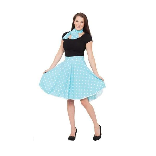 Bristol Novelty Womens/Ladies Rock N Roll Skirt - Blue - 