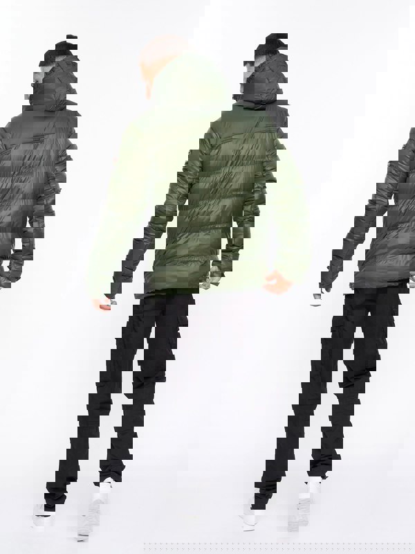 Crosshatch Craystore Hooded Jacket Olive