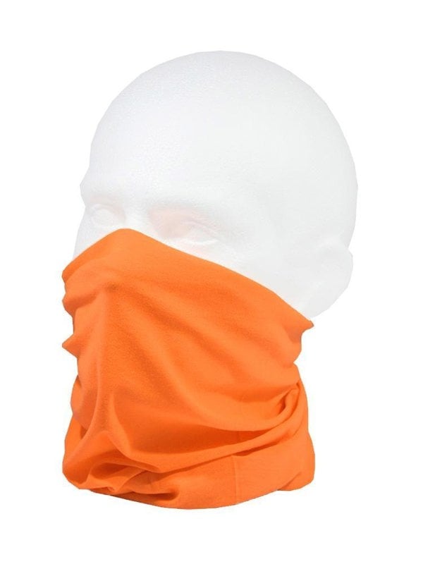 RUFFNEK Fluorescent Orange Snood Tube Scarf