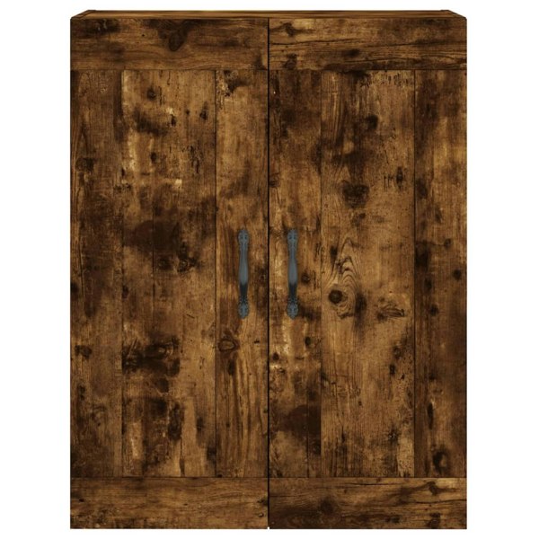 Berkfield Highboard Smoked Oak 69.5x34x180 cm Engineered Wood