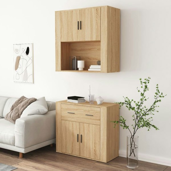 Berkfield Highboard Sonoma Oak Engineered Wood