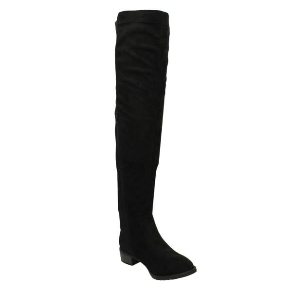 Spot On Ladies Spot On Over The Knee Boots