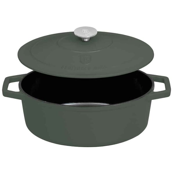 Berlinger Haus Oval roaster,cast iron Berlinger Haus BH6545 Matte Green