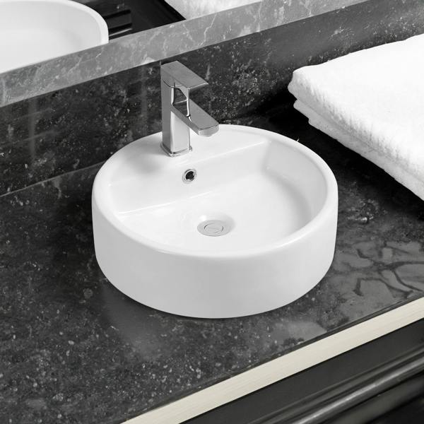 5414 ceramic 121cm mid edge double inset basin with oval bowl