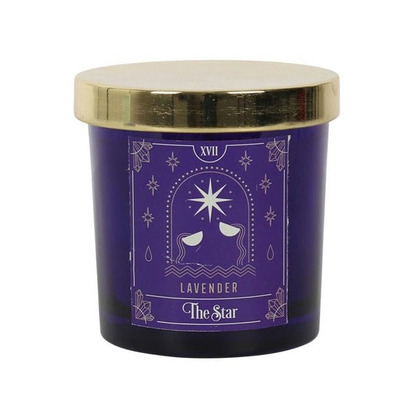 Something Different Lavender The Star Scented Candle - Purple/White/Metallic Gold