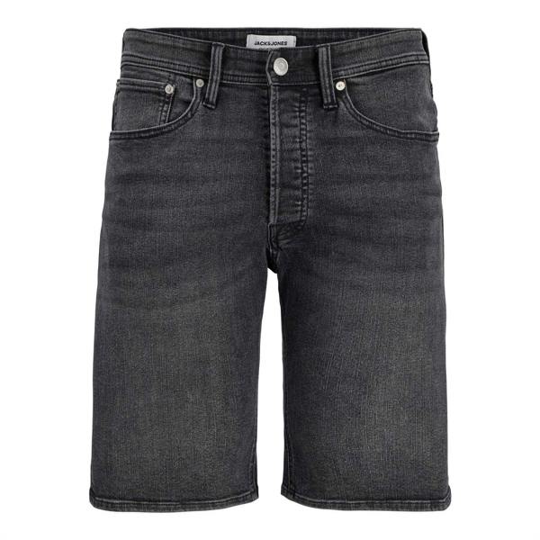 Jack And Jones Mens Rick Denim Slim Shorts - Black Denim - 