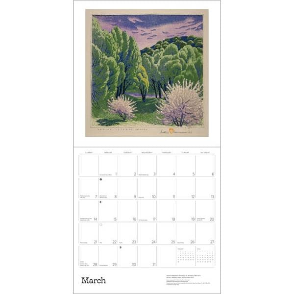 Gustave Baumann, A Small Untroubled World Calendar 2027, Wall Calendars, Month To View, Art, Gift