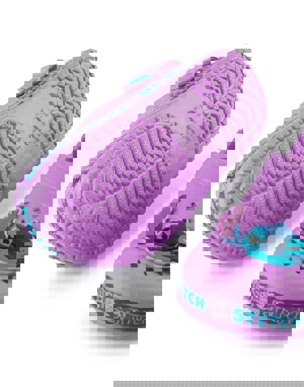 Disney Girls Purple Stitch Clogs