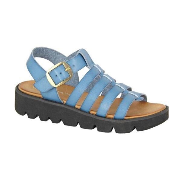 Cipriata Cipriata AZIA Womens T-strap Sandals Blue