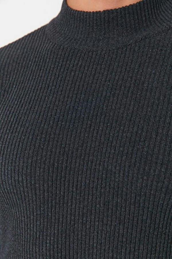 WOVCOR Half Turtleneck Ribbed Knit Men's Sweater