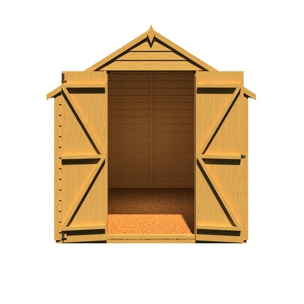 Shire Overlap 8x6 Double Door Economy Storage Shed - Best Shed