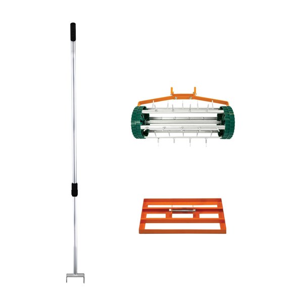 T-mech 50cm Lawn Leveller & Aerator – Orange