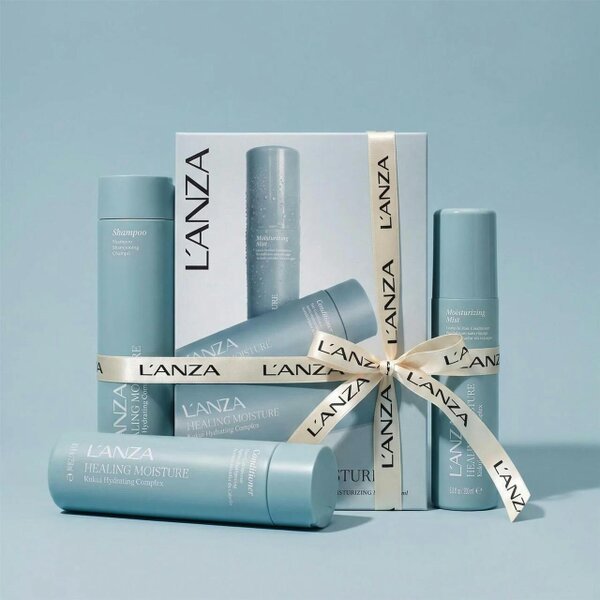 L'Anza Healing Moisture Set - Shampoo, Conditioner + FREE Treatment