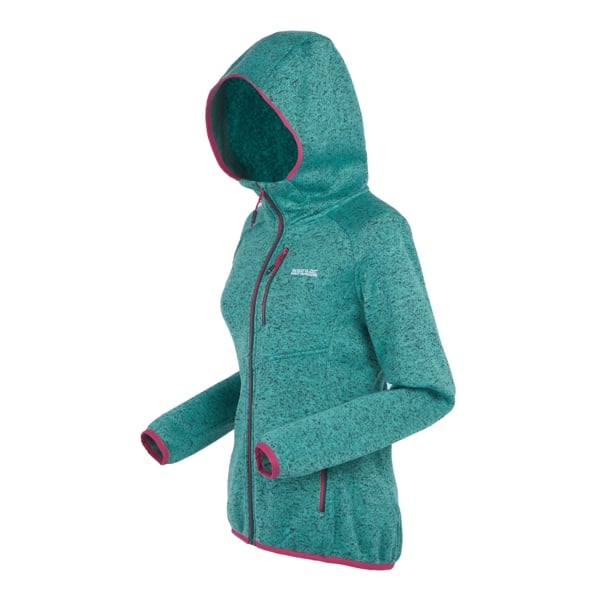 Regatta Women's Newhill Marl Hooded Fleece Jacket - Dusty Green