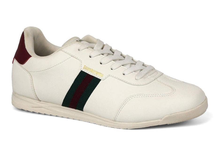 Lambretta Tackle Mens Casual Smart Lace Up Retro Trainers