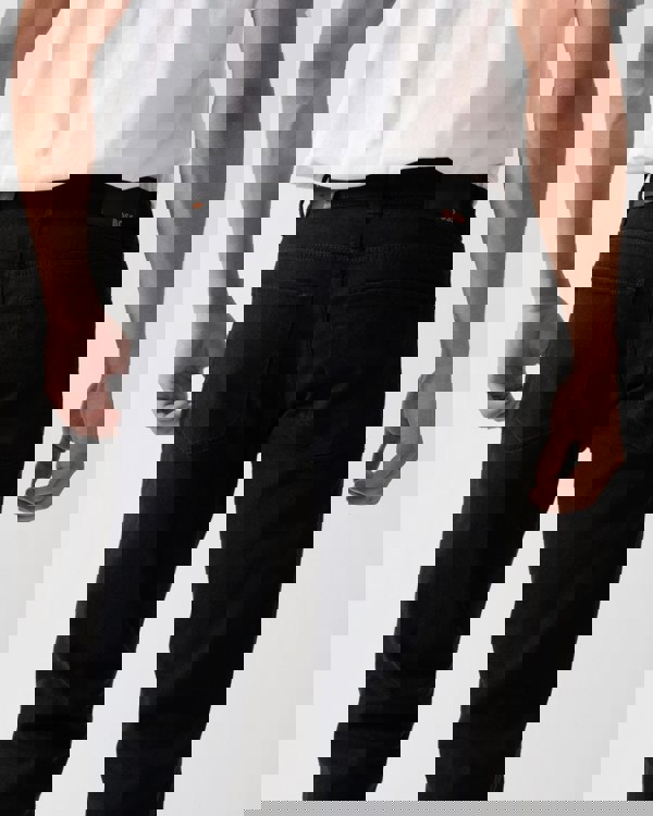 BOSS Orange BOSS Orange Re.Maine Mens Regular Fit Jeans in Stay-Black Comfort Stretch Denim NOS