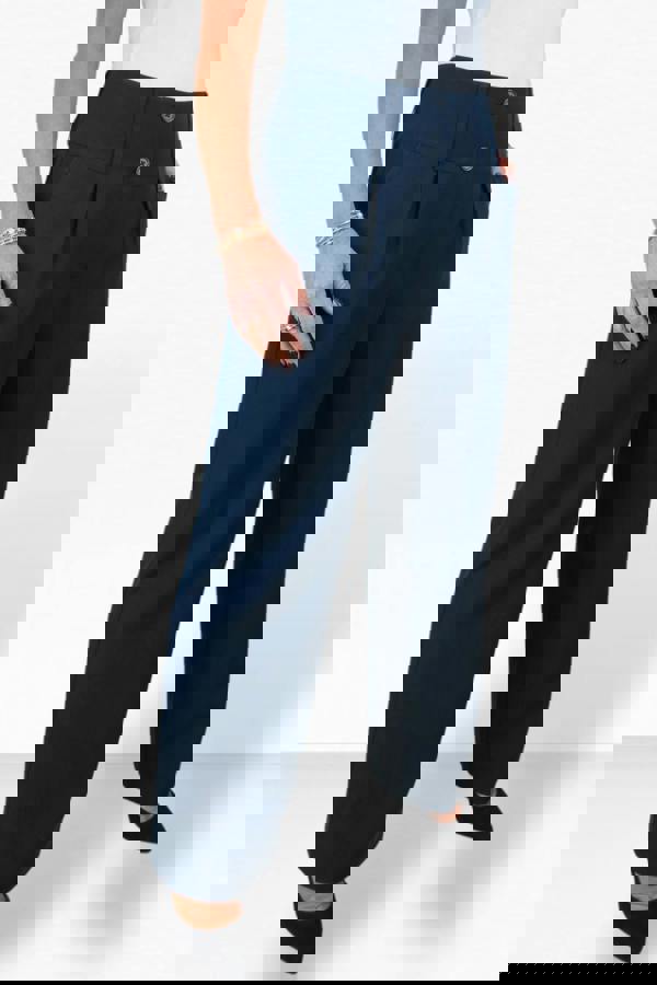 Paulo Due Women's Tailored Wide Leg Office Trousers