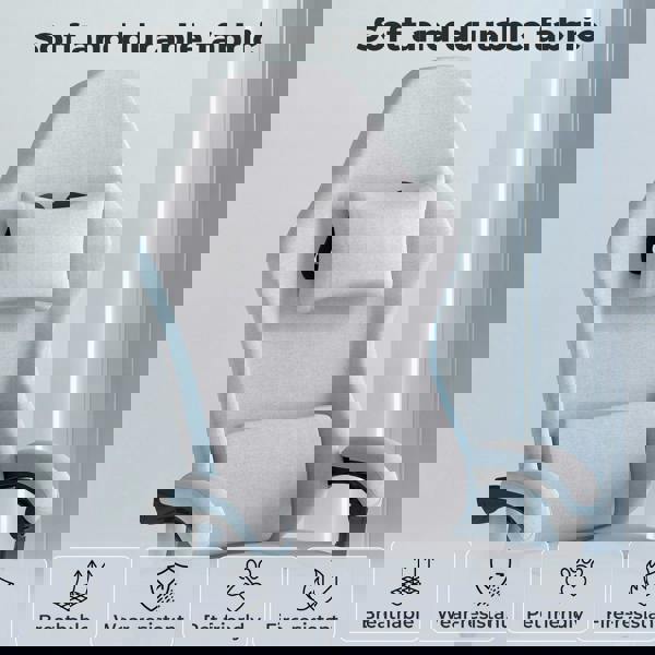 Levede Gaming Chair Office Recliner Spring Padding Adjustable Swivel Footrest