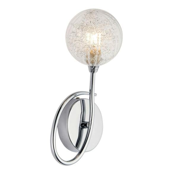 Pagazzi Lighting Hadley 1 Light Polished Chrome Wall Light