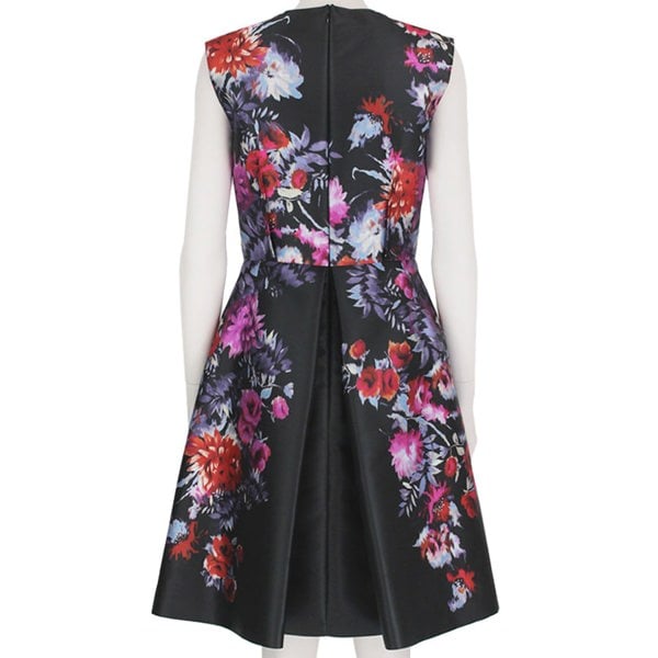 An elegant floral-print dress by Giambattista Valli