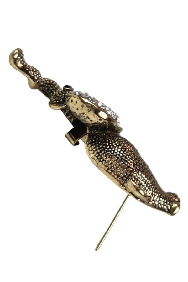 Paulo Due Elephant Brooch Pin Diamante Ears