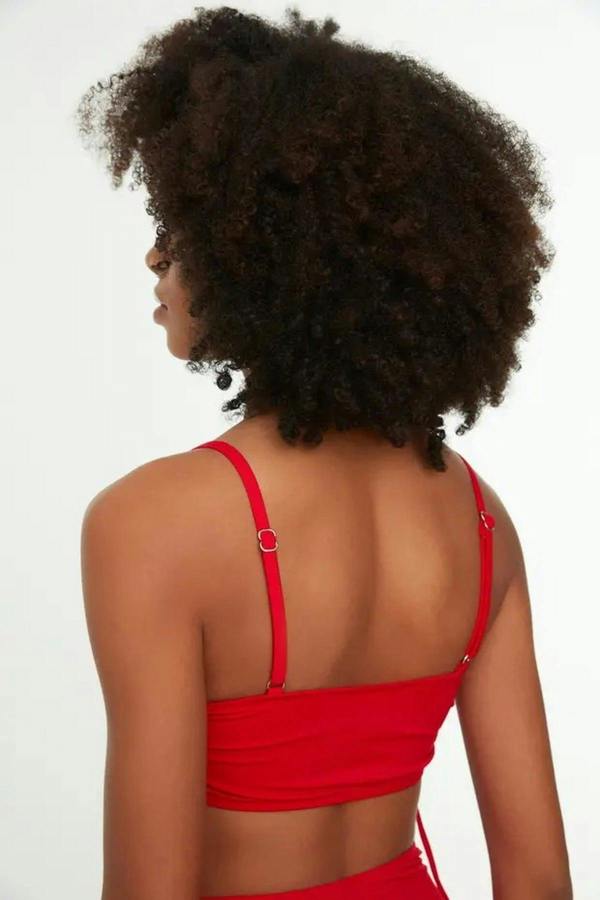 WOVCOR Tunnel Bralette Covered Bikini Top