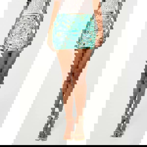 Pink Vanilla Sequin Embellished Pelmet Skirt