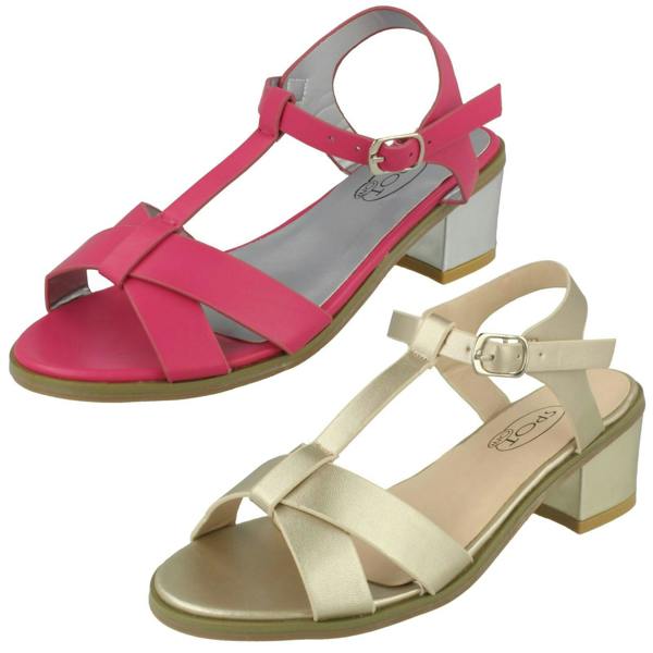 Spot On Girls Spot On Block Heel Sandals
