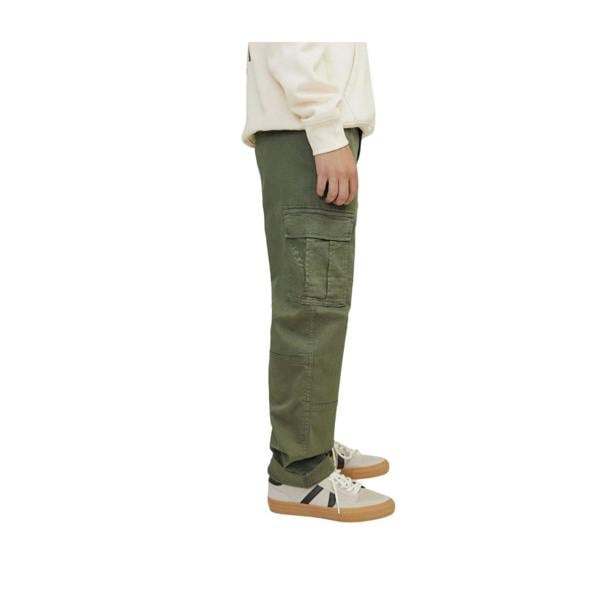 Jack And Jones Boys Kane Harlow Cargo Trousers - Green - 